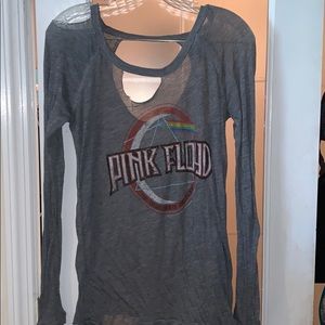 Chaser Burnout Pink Floyd Long Sleeve Tee